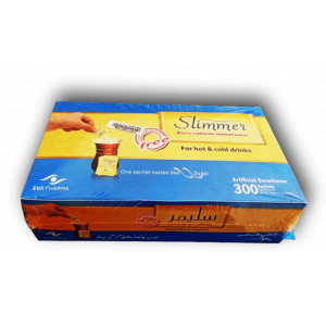 SLIMMER ZERO CALORIE SWEETENER ( SUCRALOSE - DEXTROSE ) 300 SACHETS